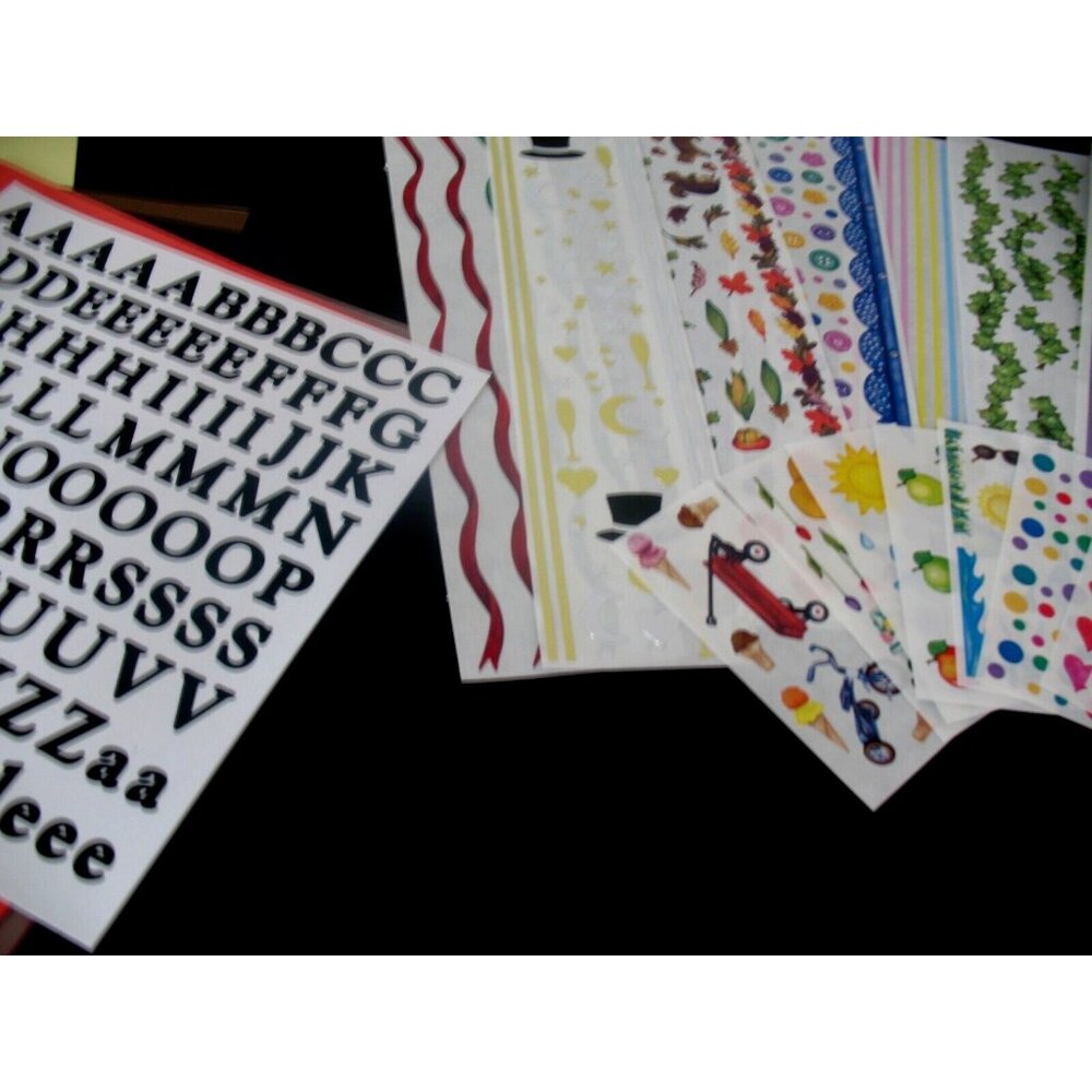 Creative Memories Power Pak Times of Your Life ABC's Mounting Mtg Paper Stickers